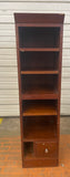 Cabinet, SAE, Tall, Narrow Wooden Square, Wedge Hutch Cabinet