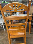 Table Set, B75, Solid Wood & Ceramic Tile Top & 3 Chairs