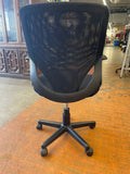 Chair, SAB, Black Mesh, Armed,Rolling Office Chair