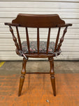 Chair, SAD, Vintage Captain’s Chair, Solid Cherry #3380